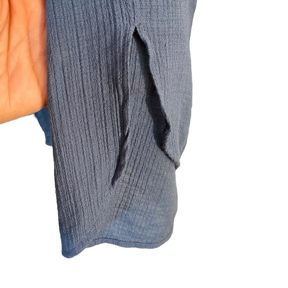 Brochu Walker Jaxon Shirred Popover Lagenlook peasant blouse - Picture 6 of 15